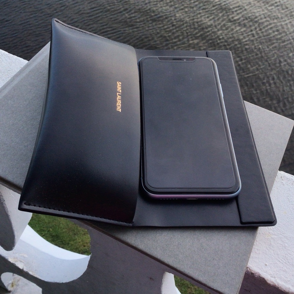 St. Laurent Clutch or Case with Magnetic Closure - Picture 8 of 14